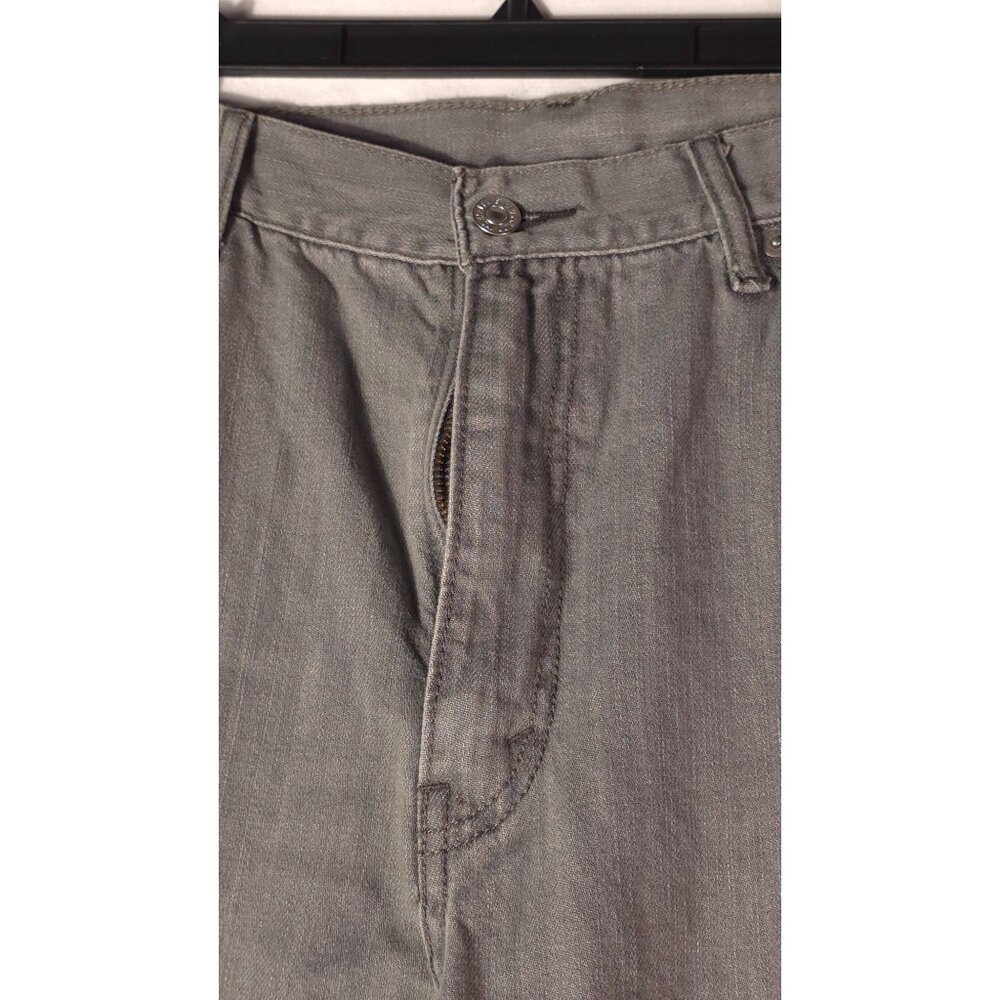 Levis 505 Men's Jeans W38 L30 Riveted Denim Gray - Picture 3 of 6